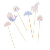 Enchanted Cake Topper Set - Pack of 6