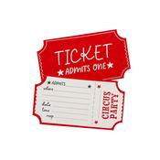 Circus Party Invitations - Pack of 8 image