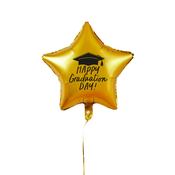 Gold 'Happy Graduation' 18" Foil Balloon image