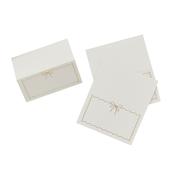 Wavy Edge Bow Paper Place Cards - Pack of 8 image