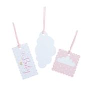 Pink Paper Gift Tags - Pack of 3 image