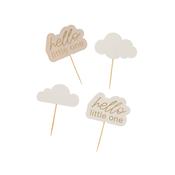 Cloud &amp; Hello Little One Food Picks  - Pack of 12