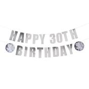 Disco Customisable Milestone Card Banner x2 2m
