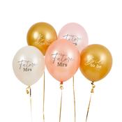 BRIDE TO BE LATEX BALLOONS 5PK 30CM image