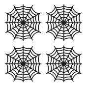 Spider Web Felt Placemats - Pack of 4 image