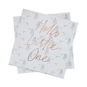 Hello Little One Paper Napkins - Pack of 16 image