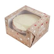 8" Christmas Cake Box 10 Pack