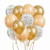 Safari 12" Latex Balloon Bundle - Pack of 12 image