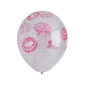 Lip Print Confetti 12" Latex Balloons - Pack of 5 image