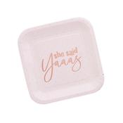 She Said Yaaas Paper Plates - Pack of 8