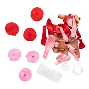 Valentine Balloon &amp; Streamer Backdrop Set