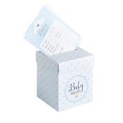 Blue Post Box &amp;Prediction Cards Set