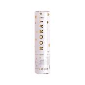 Gold 'Hooray' Confetti Cannon