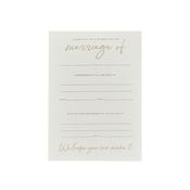 Gold Foiled Wedding Day Invitations - Pack of 20 image