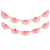 Pink Paper Fan Garland 2m image