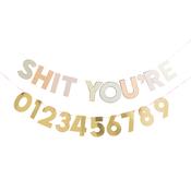 Milestone Customisable 'Sh*t You're' Card Banner 2m