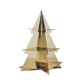Gold Christmas Tree Cake Stand image