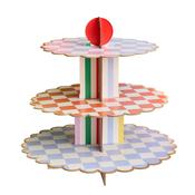 Playful Brights 3 Tier Cake Stand image