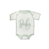 Sage Babygrow Paper Napkins - Pack of 16 image