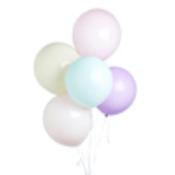 Pastel 18" Latex Balloons - Pack of 5 image