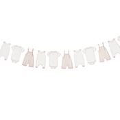BABYGROW CARD GARLAND 2.5M PINK