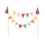 Playful Brights Bunting Cake Topper