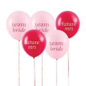 Pink Hen Party 12" Latex Balloons - Pack of 5 image