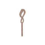 Rose Gold Number '8' Glitter Acrylic Cake Topper