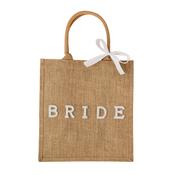 Bride Hessian Tote Bag