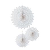 Snowflakes Honeycomb - Pack of 3