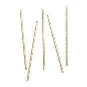 Gold Spotted Paper Straws - Pack of 20 image