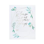 Geometric Greenery Instagram Signs - Pack of 2