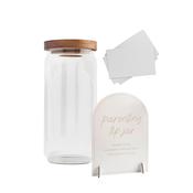 Parenting Tips Jar &amp; Sign Set