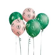 Tropical Leaf 12" Latex Balloons - Pack of 5 image
