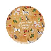 Santa Paws Paper Plates - Pack of 8