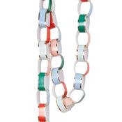 Pastel &amp; Gold Paper Chains - Pack of 50 image