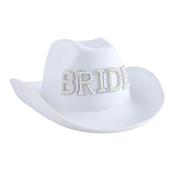 Embellished 'Bride' Cowgirl Hat