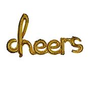 Gold 'Cheers' Foil Balloon Garland image