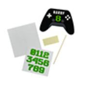 Game Controller Card Cake Topper image