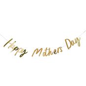 Gold 'Happy Mothers Day' Card Banner 2m image