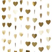 Gold Heart Backdrop 20m