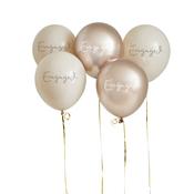 Engaged 12" Latex Balloons - Pack of 5 image