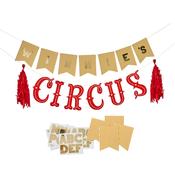 Circus Customisable Card Banner x2 2m image