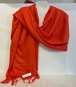 Aggie Cashmere Mix Wrap - Coral
