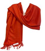 Aggie Cashmere Mix Wrap - Coral