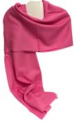 Amanda - Wool and Silk Scarf - Barbie Pink image