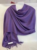 Aggie Cashmere Mix Wrap - Lavender