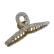 Claw Clip - White Mosaic image