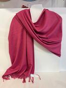Aggie Cashmere Mix Wrap - Puce