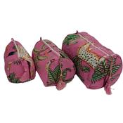 Makeup Bag - Pink Jungle image